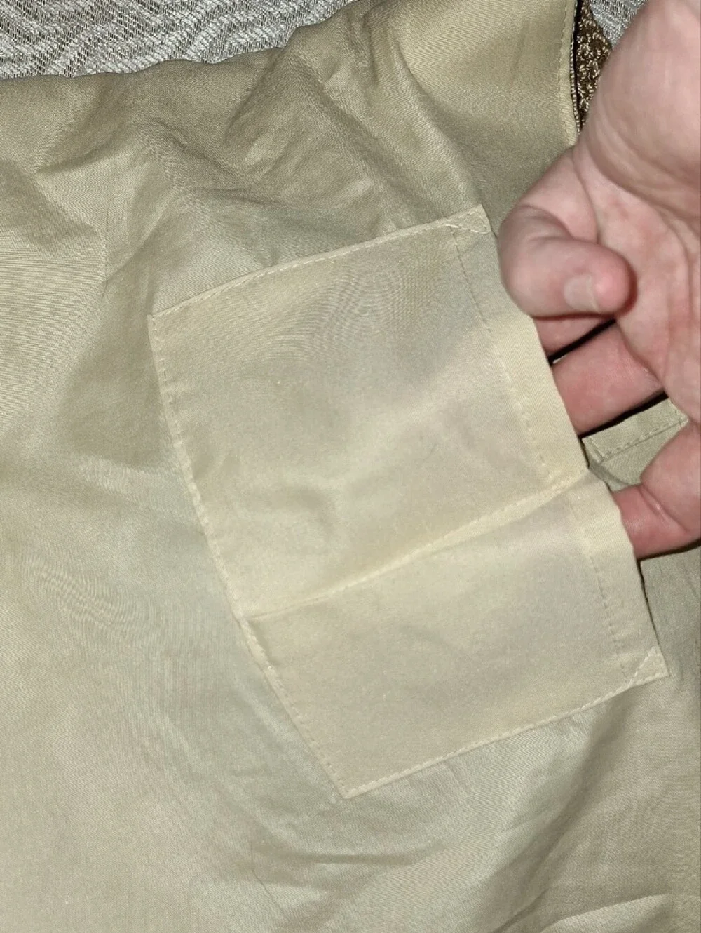 SONOMA Natural Woven Tote with Brown Handles